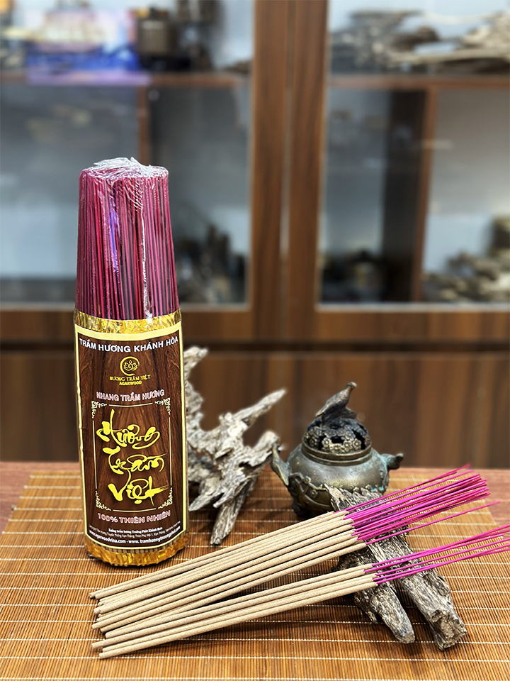 Nhang trầm hương Khánh hoà loại 3 |Mùi thơm dễ chịu, lưu hương lâu