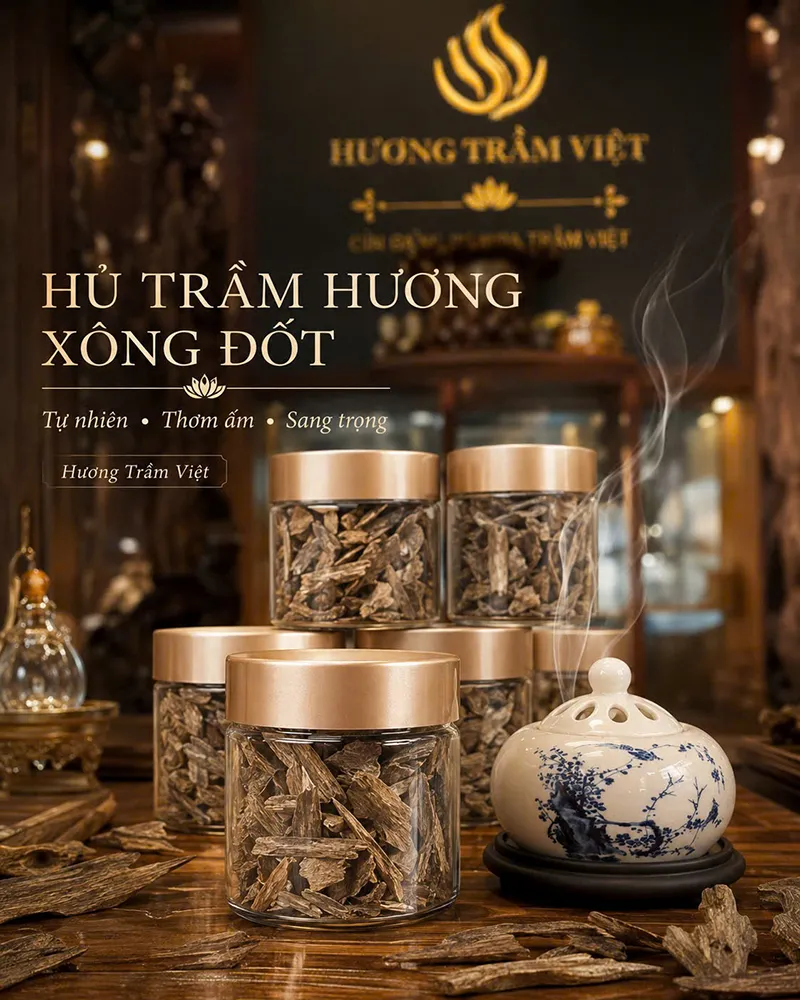 Trầm Hương Tự Nhiên Xông Đốt
