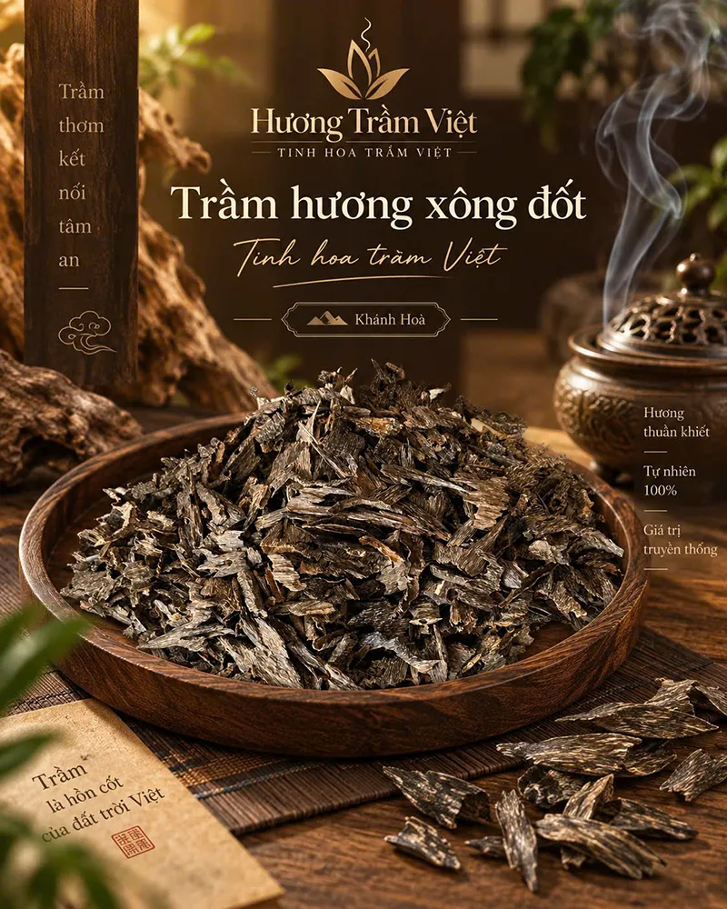 Trầm Hương Tự Nhiên Xông Đốt